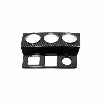 

For Mitsubishi ASX Outlander Sport ES 2020 2021 Carbon Fiber Air Conditioning Switch Cover Trim Strips Car Styling Accessories