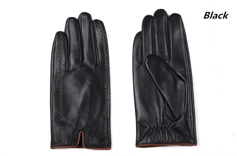 Genuine Leather Touch Screen Fashion Gloves