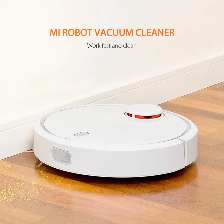 

Xiaomi Mi Robot Vacuum Cleaner for Home Hard Floor Carpet Automatic Sweeping Dust Cleaner Smart Planned Wifi Mobile App Control
