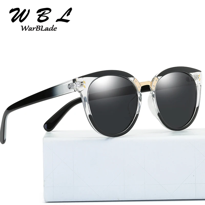 WarBLade поляризационные женские солнцезащитные очки винтажные Круглые новые