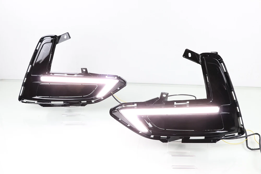 3 цвета СВЕТОДИОДНЫЙ дневной светильник DRL для Nissan Sylphy Sentra дневной ходовой светильник противотуманная фара с динамическим последовательный сигнал поворота