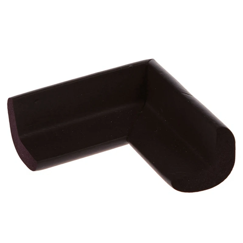 4pcs Child Baby Safety Desk Table Edge Cover Guard Corner Protector Cushion light brown