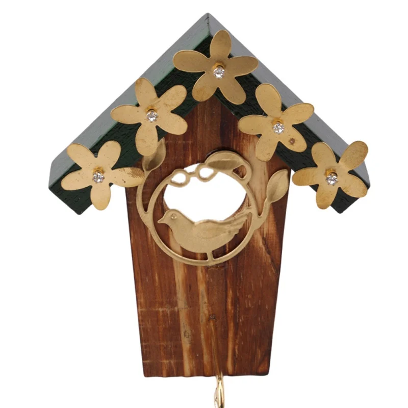Гнездо колокольчики античный дом украшение ретро медная птица ветряные колокольчики роскошный орнамент домашний Настенный декор ремесла подарок