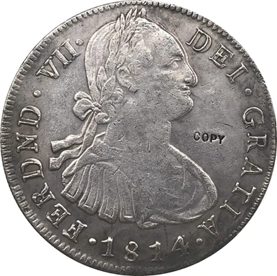 1814 Мексика копия монет