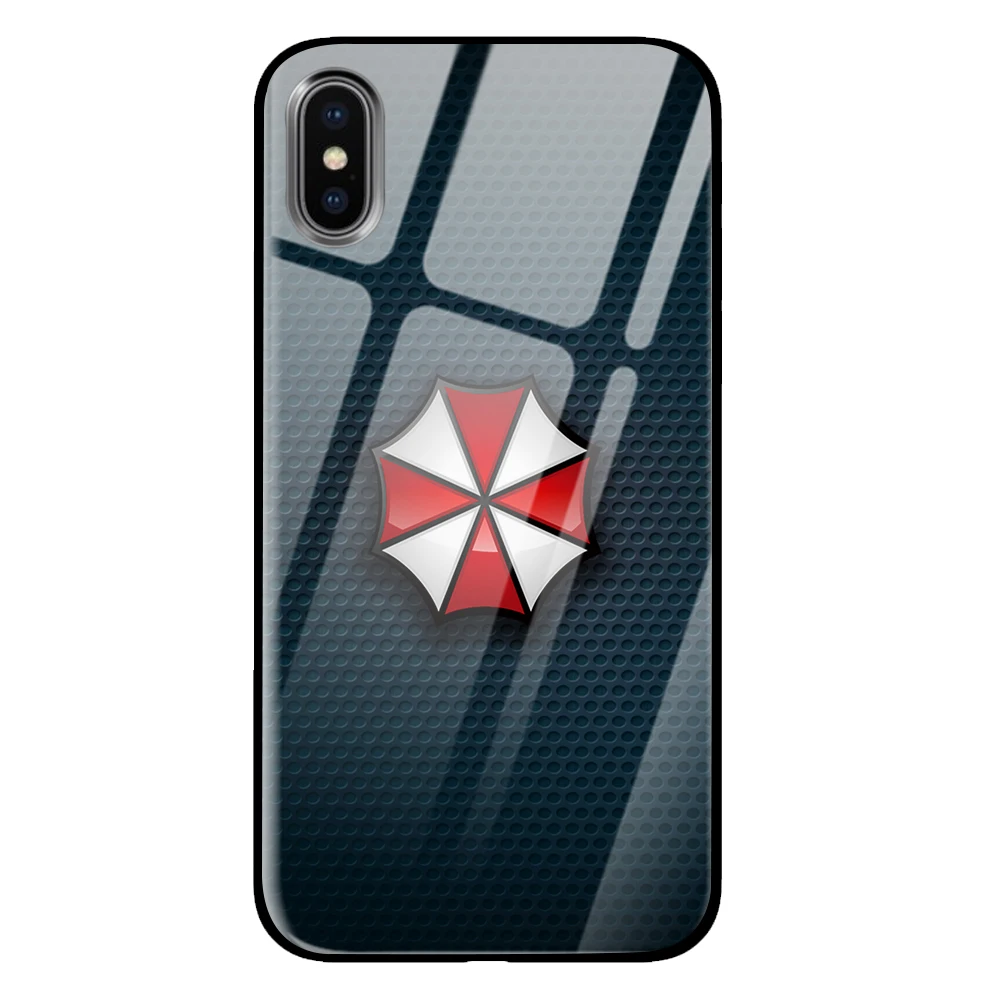 9 Яркие Зонты из закаленного стекла чехлы для телефонов iPhone 5 5S SE 6 6s 7 8 Plus X XS Max XR задняя крышка - Цвет: 9