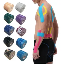 Кинезиологическая лента, защита колена, баскетбольная, теннисная, наколенник, рукав, самоклеющаяся, обёрточная лента, медицинские наколенники, защита, поддержка колена