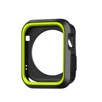 

Two-Color Protective Shell Silicone for Apple watch 2/3 Protective Case Cover for Apple Watch band 42mm 38mm Color drop ship