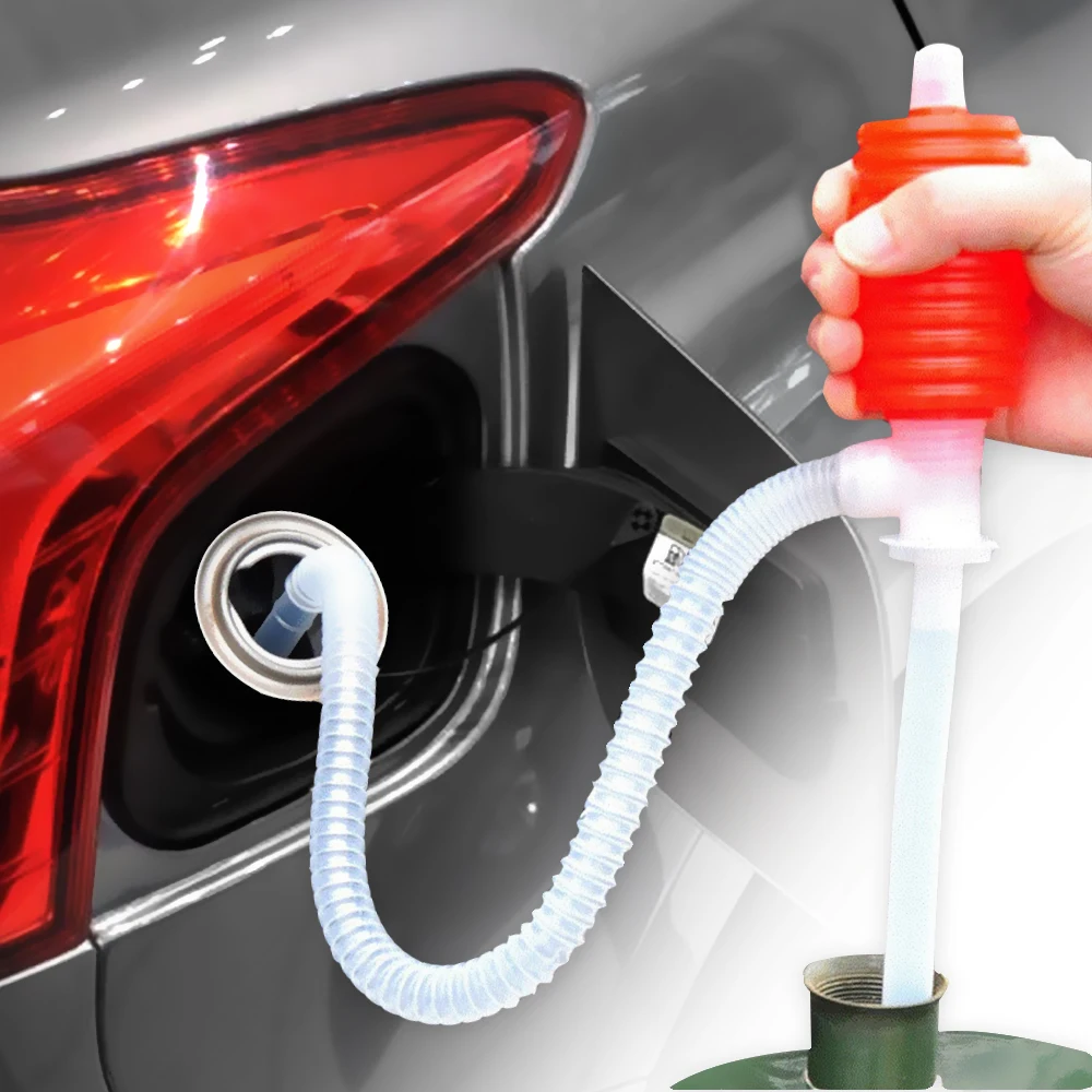 Car Truck Fuel Oil Gasoline Diesel Transfer Sucker Hand Pump 1 pc Manual Siphon Suction Water Chemical Liquid Universal | Автомобили и
