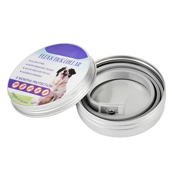 

Flea and Tick Collar for Dogs 8-Month Tick and Flea Control for Dogs and Cats Natural Adjustable Pet Puppy Dog Flea Collar