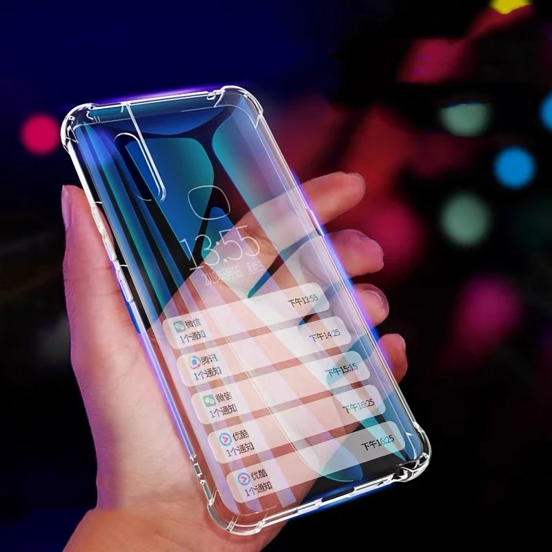 Чехол для VIVO S1 V15 Ультратонкий Мягкий силиконовый чехол из ТПУ прозрачная задняя