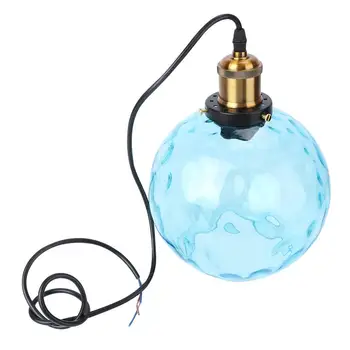 

Wavy Hammered Glass Pendant Light Modern Pendant Lighting Industrial Design Glass Lamp Shade Ceiling Lighting (No Light Source)