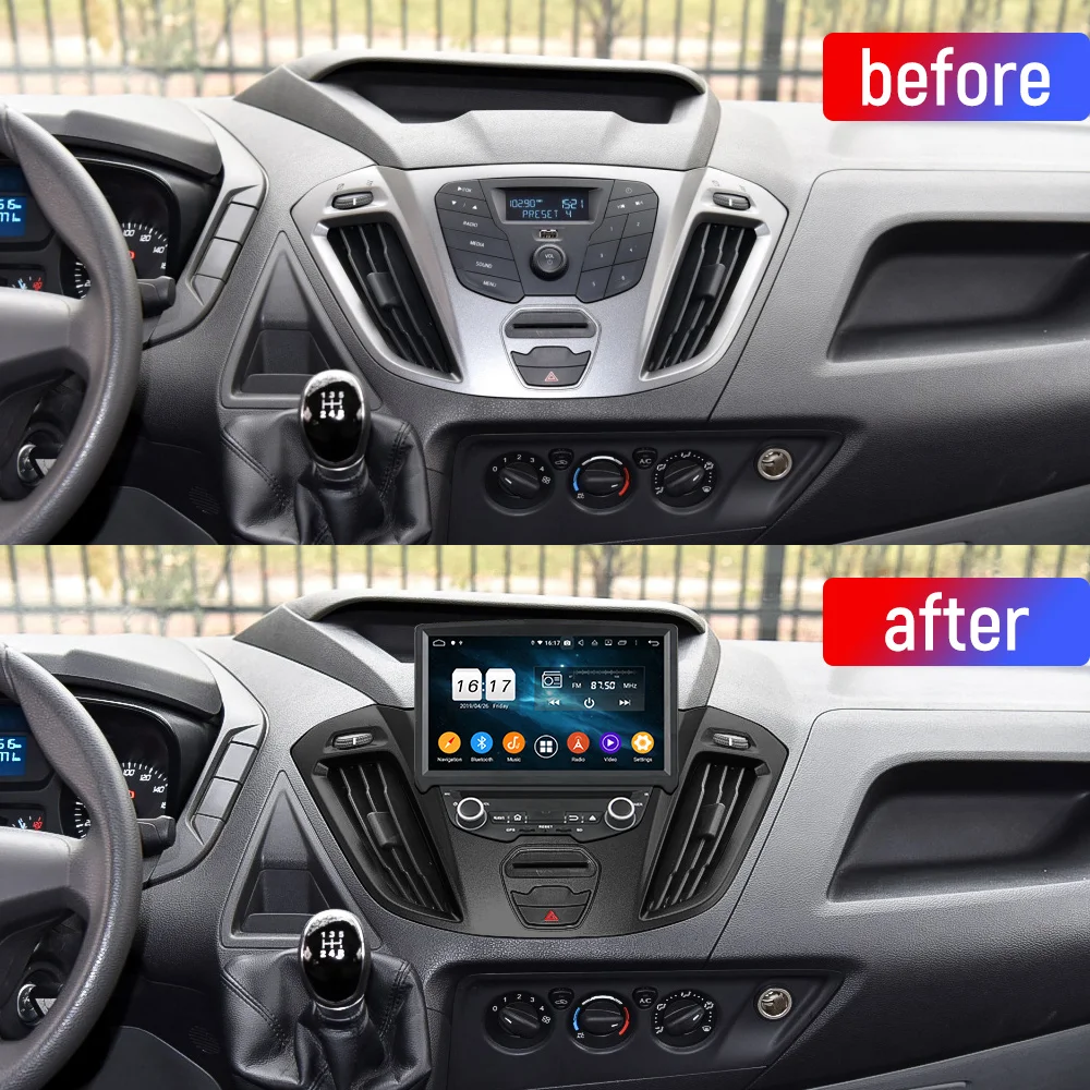 Мультимедийный плеер, 64 ГБ, Android 10, экран для Ford Transit Custom 2014-2020,  GPS-навигатор, автомобильное аудио, радио, музыкальное стерео, головное  устройство - купить по выгодной цене | AliExpress
