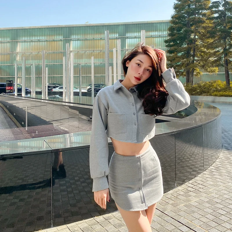 Новинка зимы 2019 Рекомендуемая модная ткань с мягким серым свитшотом ворсом