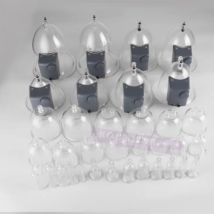 Грудь массажер Красота оборудование Cupping терапия чашки соскабливание 29 чашки Грудь Уход инструмент измеритель отрицательного давления Negat