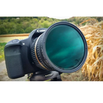 

K&F Concept 67mm Fader ND Filter Without Cross, Neutral Density Variable Filter ND2 to ND32 for Camera Lens