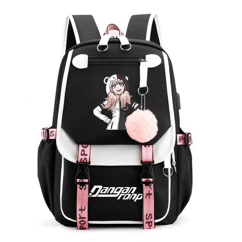 Аниме Danganronpa Dangan Ronpa Monokuma нейлоновый рюкзак большой емкости Студенческая