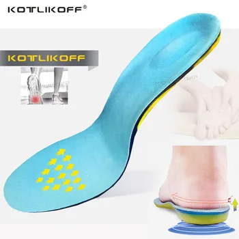

KOTLIKOFF Silicone Insoles Foot Care for Plantar Fasciitis orthopedic Massaging Shoe Inserts Shock Absorption Shoe pad Unisex