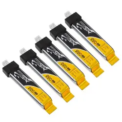 5 шт. Tattu 220mAh 3,7 V 45C/90C Lipo аккумулятор с разъемом PH2.0 для эфлитового лезвия индуктивности FPV Betafpv 65S крошечный Дрон WOOP