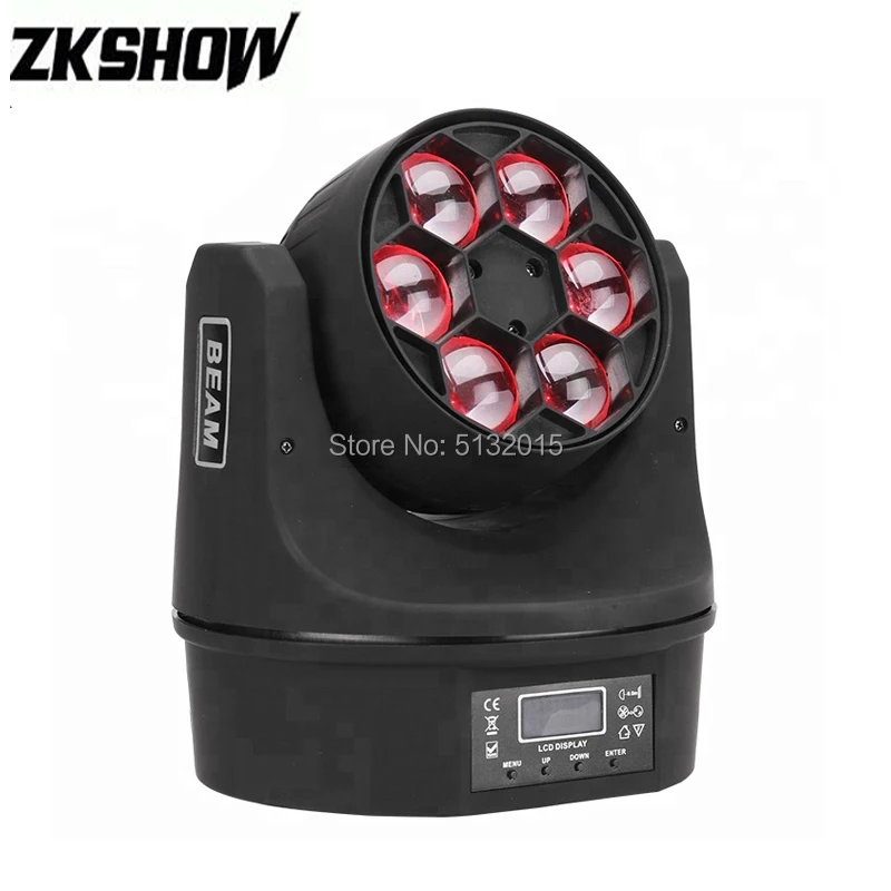 4 шт./лот 6*12 Вт RGBW OSRAM Мини светодиодный Луч моющийся движущийся головной свет