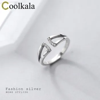 

Coolkala Old Triangle open Women's Thai silver hollow ring