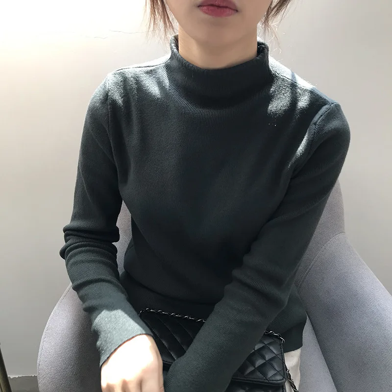 2019 winterturtleneck new solid color sweater women thicker slim sweater thin slimming women sweater 2019 winterturtleneck new solid color sweater women thicker slim sweater thin slimming women sweater