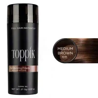 MEDIUM brown Кератиновые волокна волос Toppik утолщение Спрей волосы строительные волокна волос Краска Цвет человеческих волос наращивание волос продукты выпадения волос - Цвет: MEDIUM brown