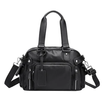 

Men's business bag 2020 men's handbag leisure straddle bag single shoulder bag horizontal large capacity bag