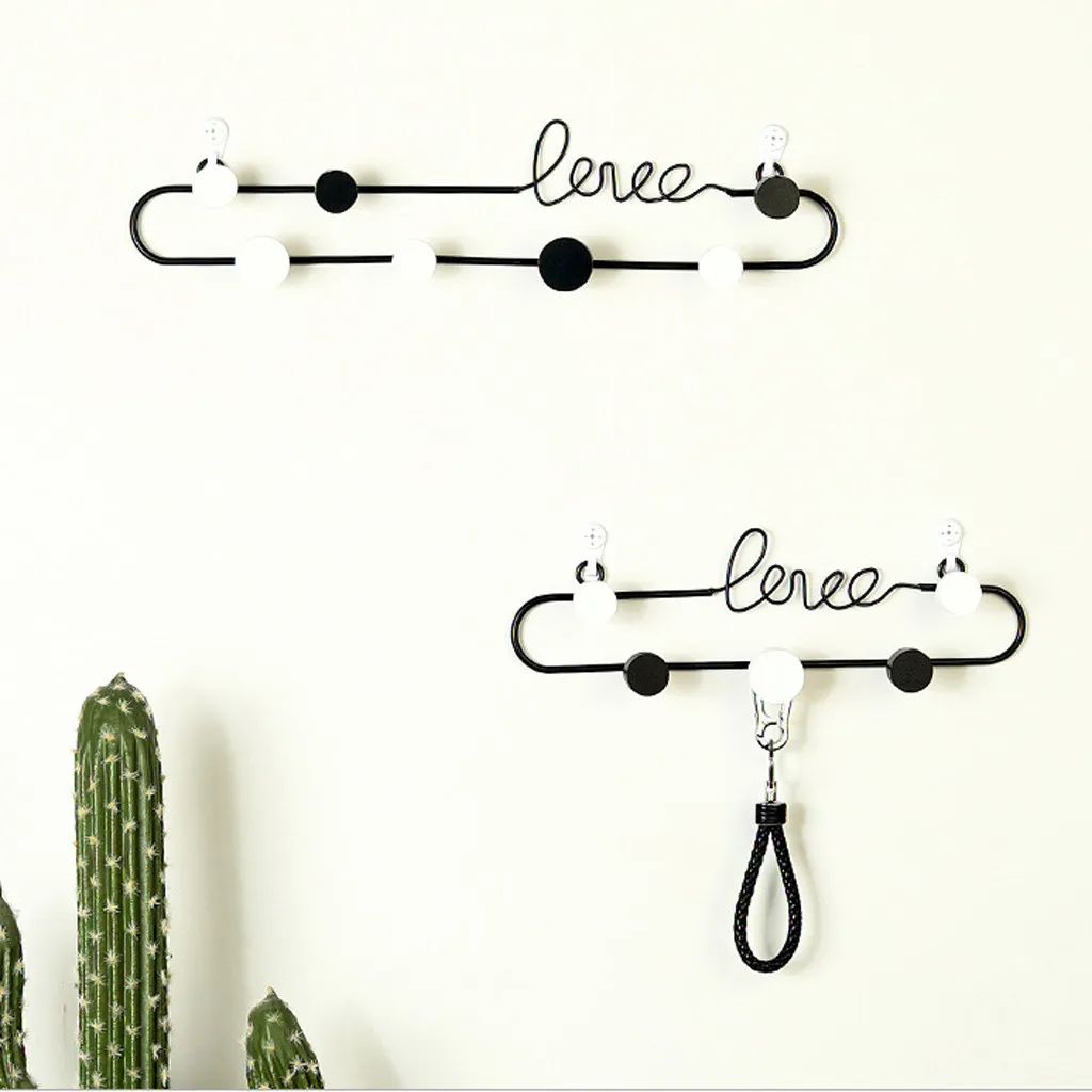 Декоративный крючок с надписью «Love» для гостиной, настенный крючок для ключей, металлический крючок для спальни, металлическая стойка для хранения, кухонные стеллажи, Органайзер