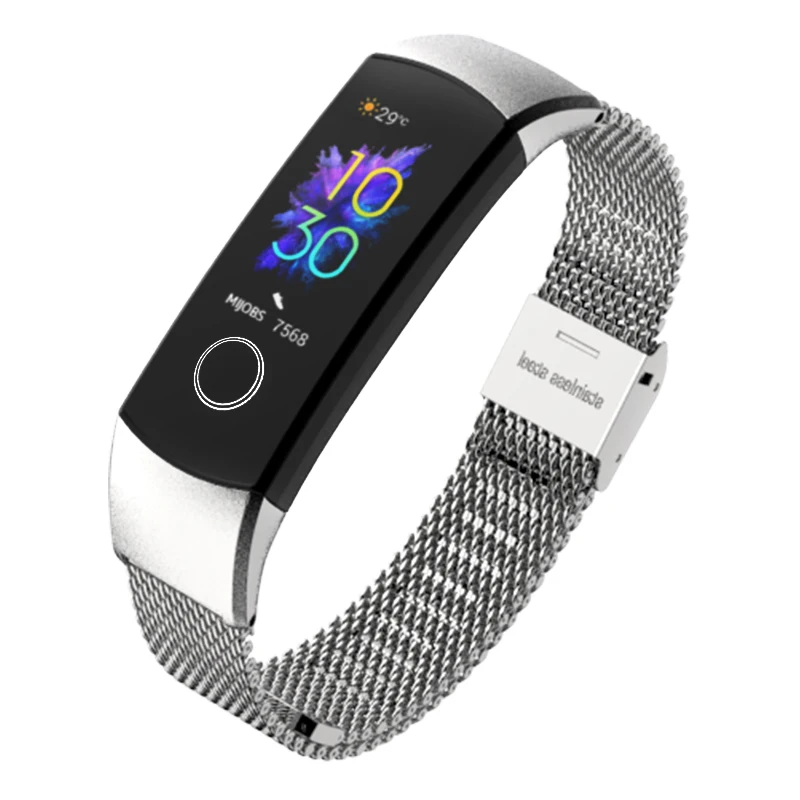 Металлический ремешок для Honor Band 5 металлический 4 браслеты из нержавеющей стали