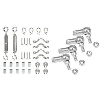 

Cable Railing Kit with Cs8, Rod End Ball Bearing with Stud