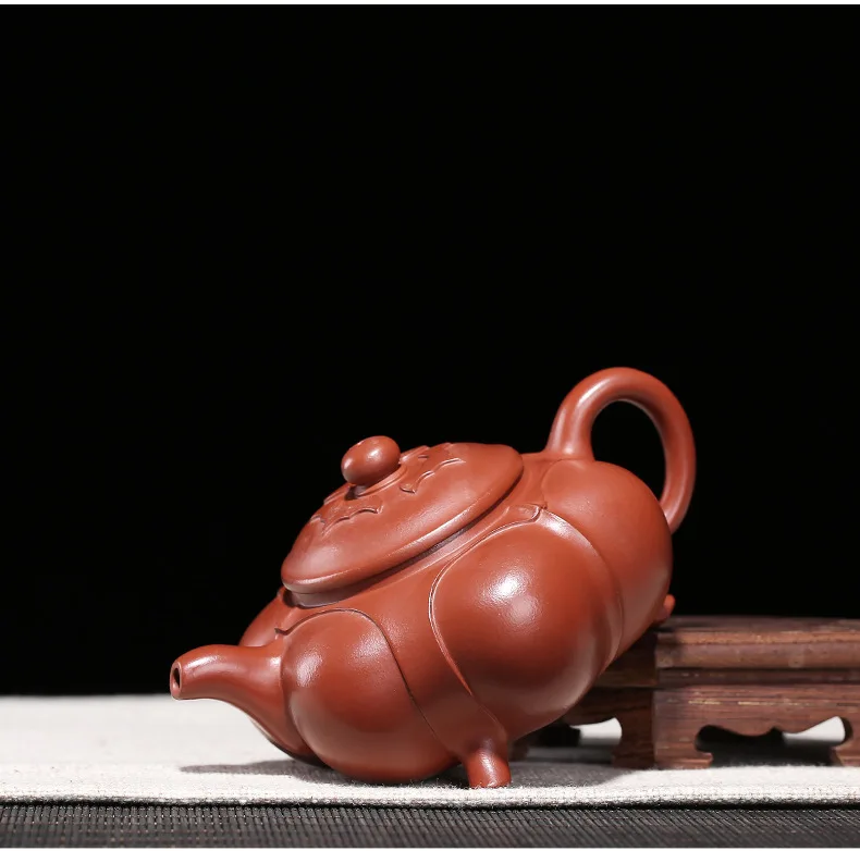 Чайник Исин Zisha глина китайские фарфоровые чайники керамический чайник 260 мл Новое поступление высокое качество с подарочной коробкой