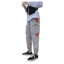 KLV брюки мужские осенние модные мужские новые стильные брюки индивидуальные чистые комбинезоны различных цветов девять минут брюки с боковыми карманами