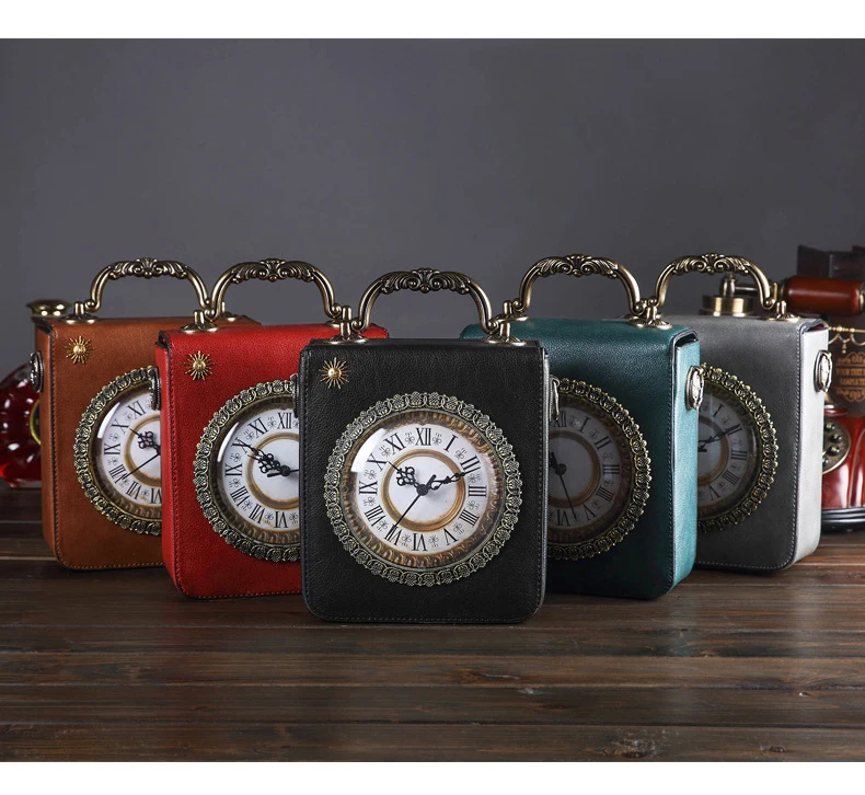 IPinee, креативный будильник, посылка, сумочка, для женщин, имитация, Ретро стиль, часы, женская сумка, дизайн, сумка