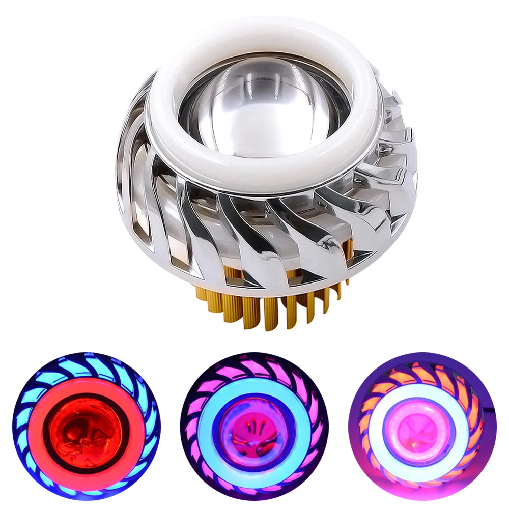 

Motorcycle Headlight 12V Projector Lamp Hi/Lo Beam LED Fog Spot Light for 1200LM Motorcycle Led 6000K Motorbike Accessories
