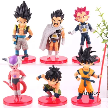 

WCF Action Figure Dragon Ball Super PVC Anime Collection Model Toy Son Goku Freeza Broly Nappa 20th Anniversary 6pcs/set