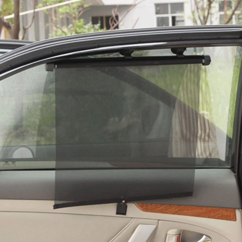 Черный автомобиль окно автоматическая выдвижная с присосками роликовые жалюзи защитные сетки крышка Солнцезащитный блок оттенков детей Универсальный