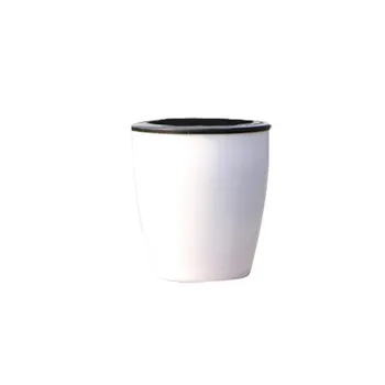 

Lazy Flower Pot Automatic Water Absorption Plastic Pot Green Plant Water Culture Classic White Plus Black flower pot@30