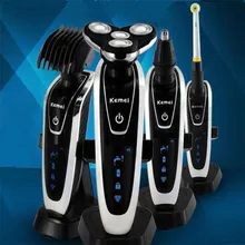 Мужская электрическая бритва для бороды Raozr с тройным лезвием, триммер для бритья, триммер для усов, мужской набор для ухода, бритье, стрижка лица, машинка для стрижки, ножницы