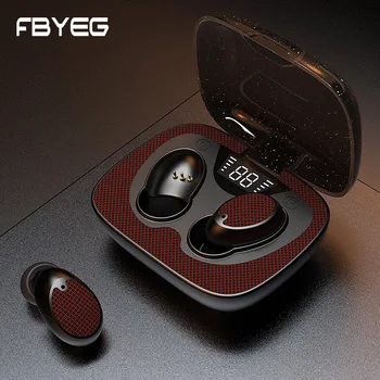 

TWS 5.0 Bluetooth headphone 3D stereo wireless earphone Voice control Noise reduction with dual microphone FBYEG ES02