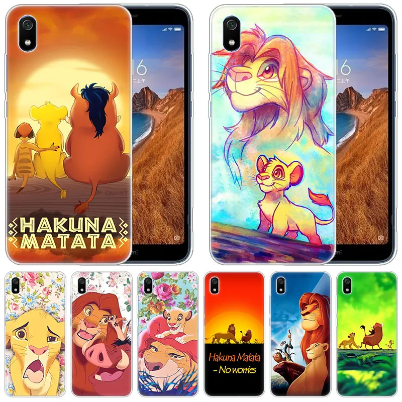 

luxury Silicone Case Hakuna Matata The Lion King for Xiaomi Redmi K20 Pro 7 7A 6 6A 4X 5 Plus S2 GO Note 8 7 6 5 Pro 4