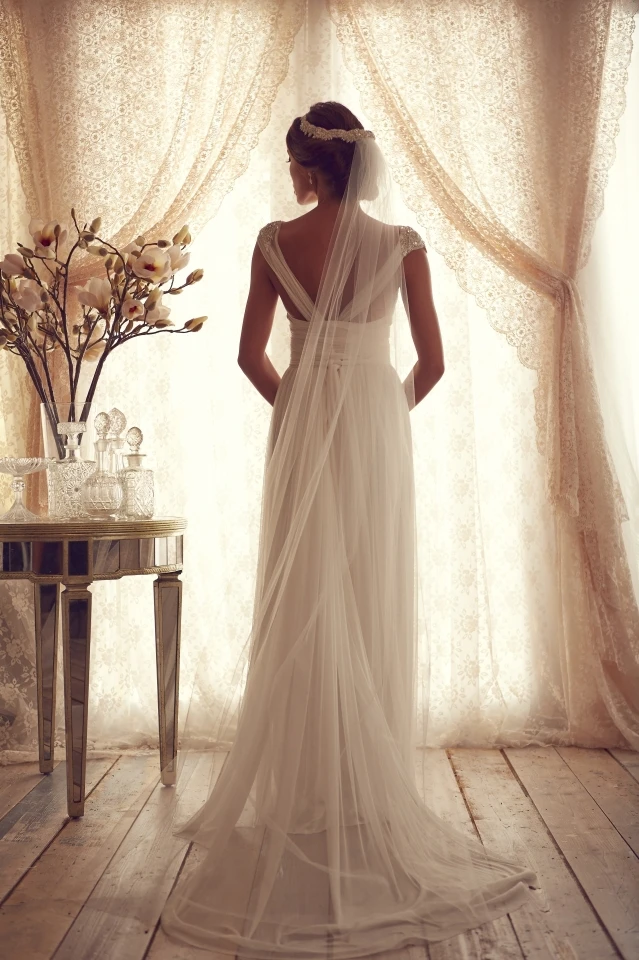 Простое пляжное свадебное платье с открытой спиной vestido de noiva Casamento longo, расшитое бисером, с рукавами-крылышками, платья для матери невесты