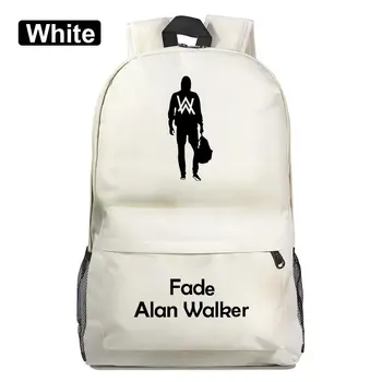 

Fade Alan Walker Prints Boy Girl School bag Women Bagpack Teenagers Schoolbags Canvas Men Student Backpacks