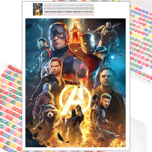 The Avengers Endgame Diamond Painting Kits 20% Off Today – DIY