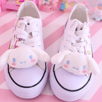 Cute My Melody and Cinnamoroll Shoes Plushie 2