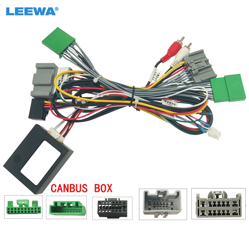 Автомобильный 16PIN кабель электропроводки LEEWA с can-шиной для Volvo XC90 13-16