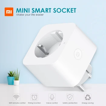 

Xiaomi Smart House ZNCZ04LM Mini Smart WiFi Socket Compatible With Google Home Control Timing Function For Home Control Lamps