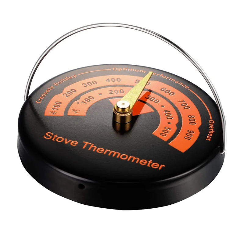 Monitor de Temperatura Termómetro Leña Estufa Pipe termómetro magnético 