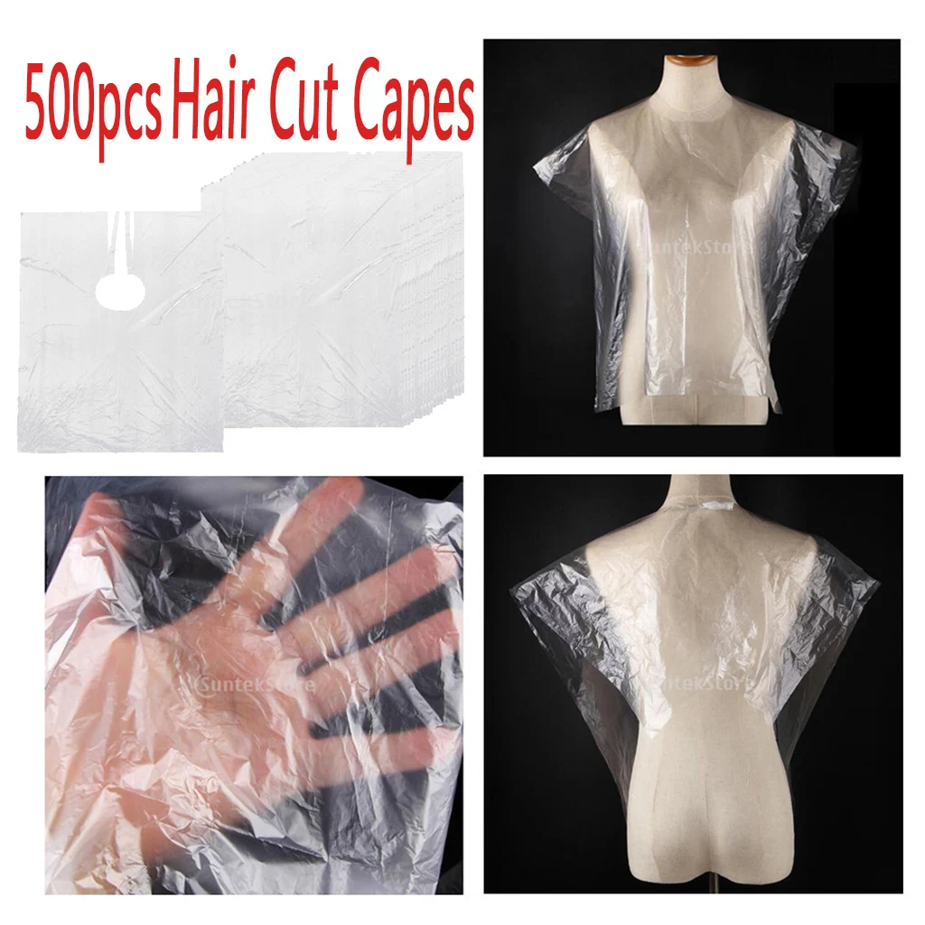 500 Salon Hair Cutting Cape Gown Perming Barber Shop Aprons Cloth Bib Cover