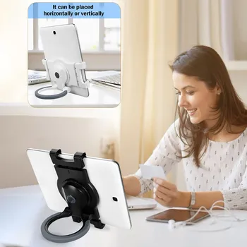 

Tablet Holder New Upgrade 360 Degree Hand Holder Grip Handle Adjustable Angles Easy to Hold Hanging on Wall Safe Holder z1216#4