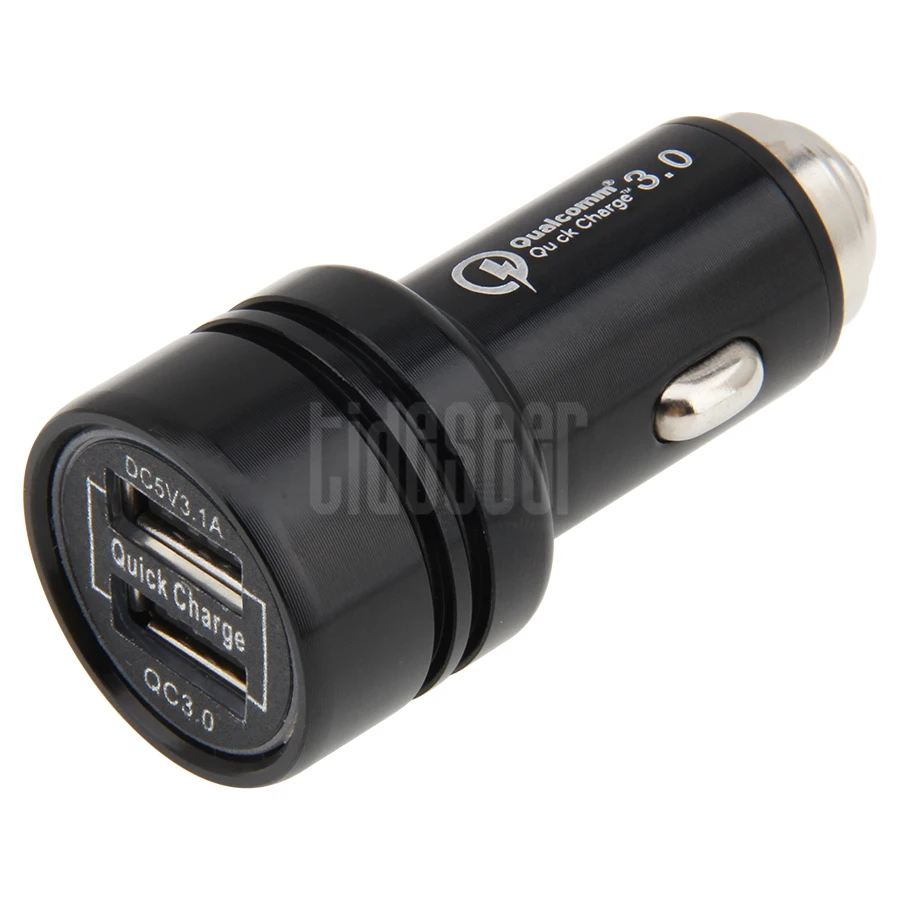 US $589.16 31A Car Charger Universal QC30 Quick Charge 30 Dual USB Fast Charging Mobile Phone In Car For IPhone Xiaomi Samsung 300pcs